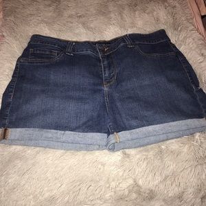 Denim shorts